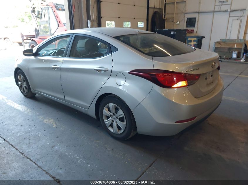 2016 HYUNDAI ELANTRA SE - 5NPDH4AE2GH715080