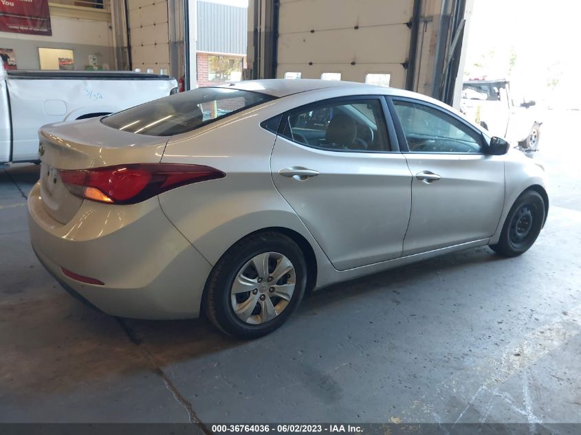 2016 HYUNDAI ELANTRA SE - 5NPDH4AE2GH715080