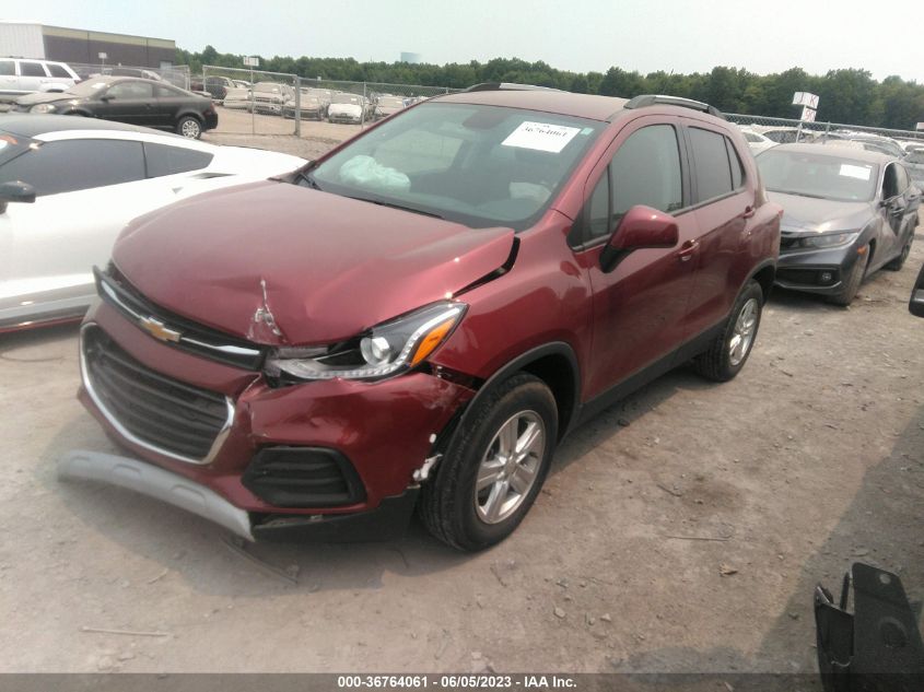 2022 CHEVROLET TRAX LT - KL7CJPSM1NB501135