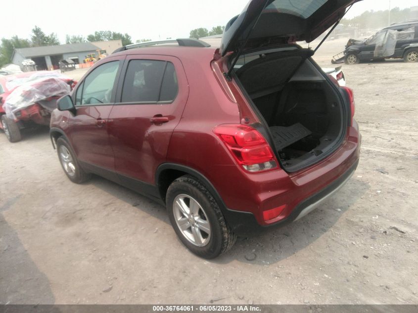 2022 CHEVROLET TRAX LT - KL7CJPSM1NB501135