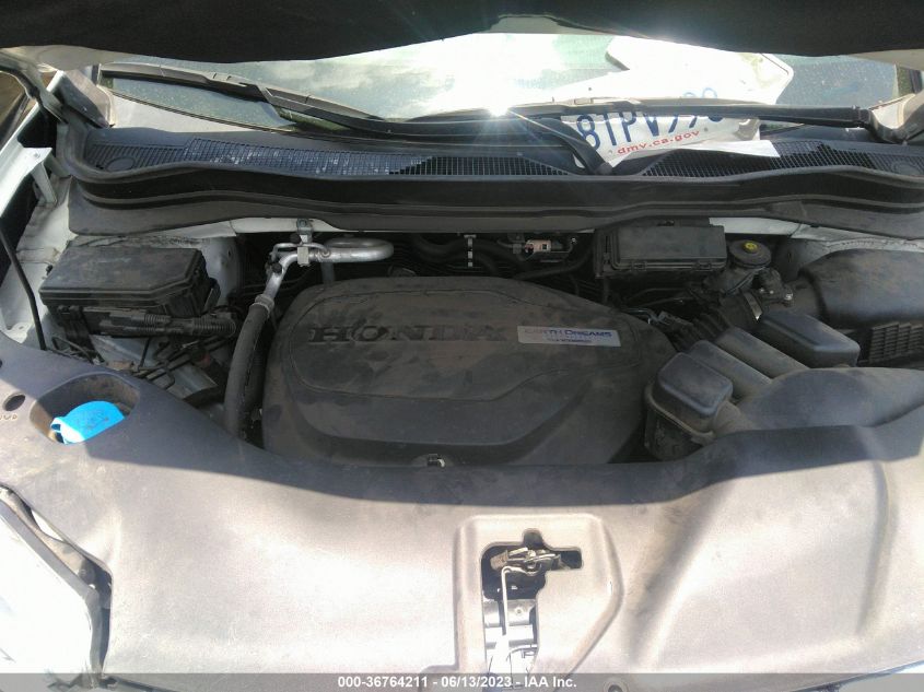2017 HONDA PILOT EX-L - 5FNYF6H76HB058309
