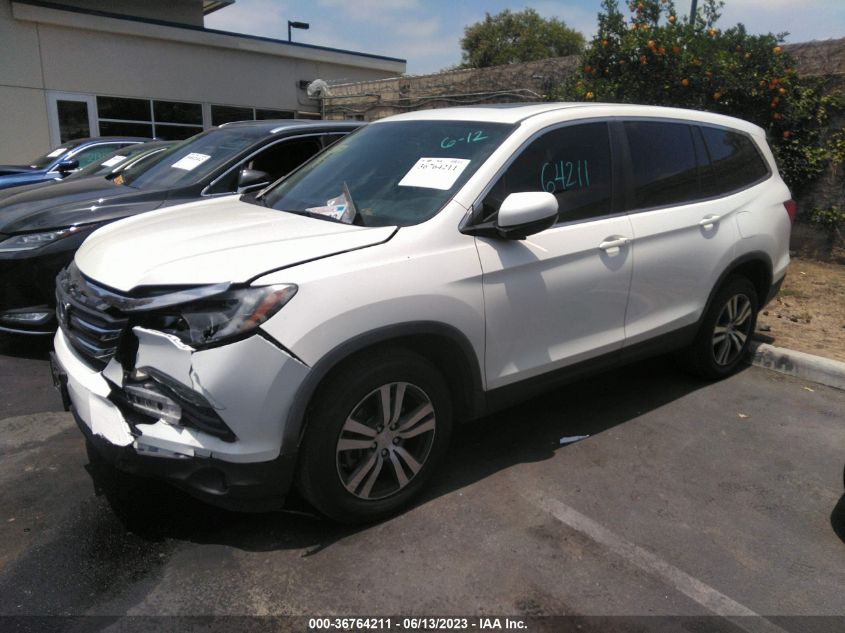 2017 HONDA PILOT EX-L - 5FNYF6H76HB058309