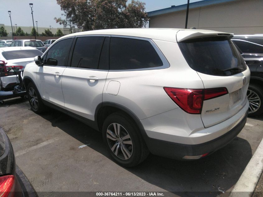2017 HONDA PILOT EX-L - 5FNYF6H76HB058309