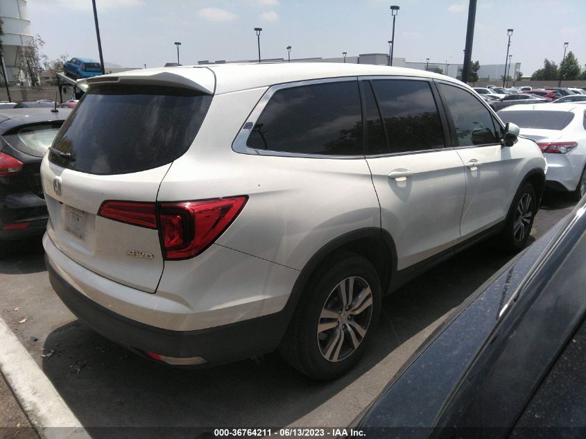 2017 HONDA PILOT EX-L - 5FNYF6H76HB058309