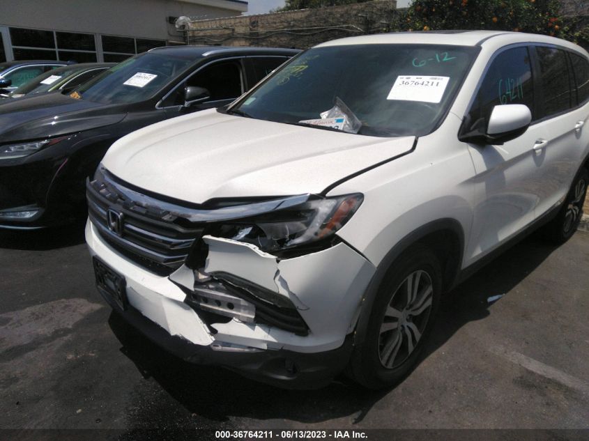 2017 HONDA PILOT EX-L - 5FNYF6H76HB058309