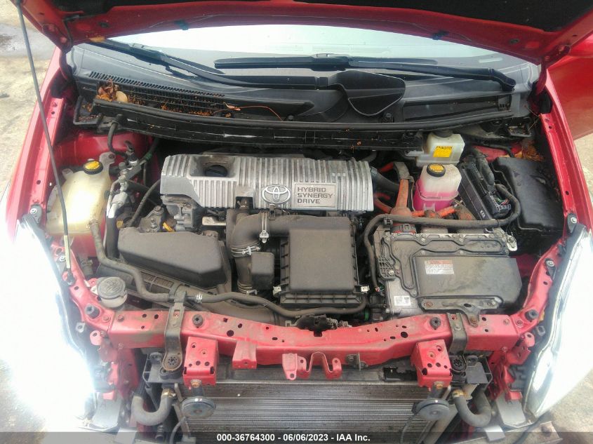 2013 TOYOTA PRIUS ONE/TWO/THREE/FOUR/FIVE - JTDKN3DU2D0354911