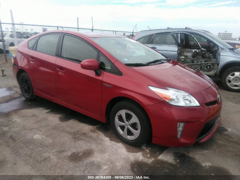 2013 TOYOTA PRIUS ONE/TWO/THREE/FOUR/FIVE - JTDKN3DU2D0354911