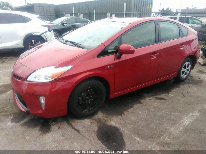 2013 TOYOTA PRIUS ONE/TWO/THREE/FOUR/FIVE - JTDKN3DU2D0354911