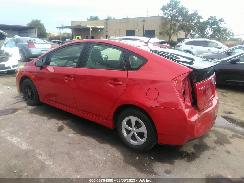 2013 TOYOTA PRIUS ONE/TWO/THREE/FOUR/FIVE - JTDKN3DU2D0354911