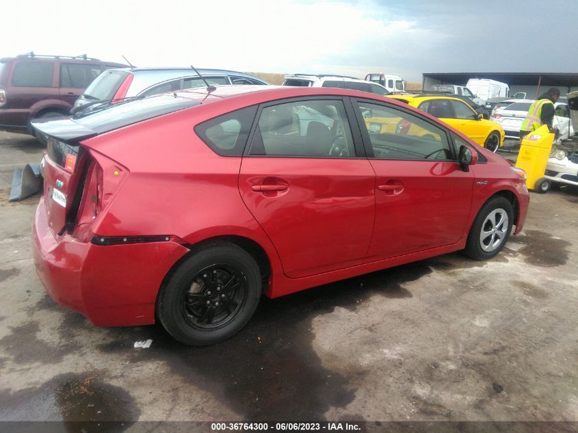 2013 TOYOTA PRIUS ONE/TWO/THREE/FOUR/FIVE - JTDKN3DU2D0354911