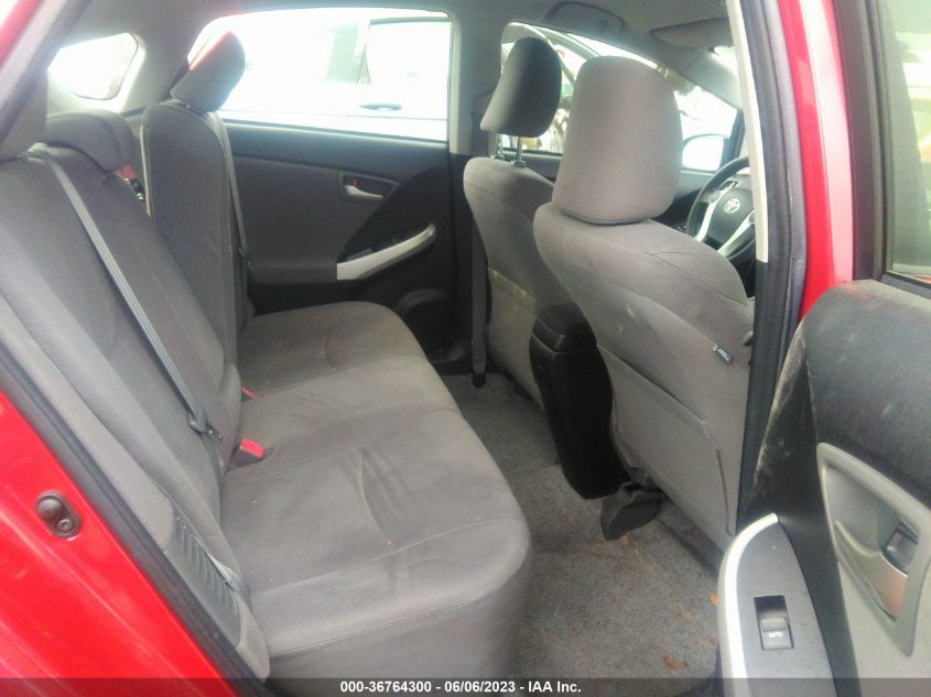 2013 TOYOTA PRIUS ONE/TWO/THREE/FOUR/FIVE - JTDKN3DU2D0354911