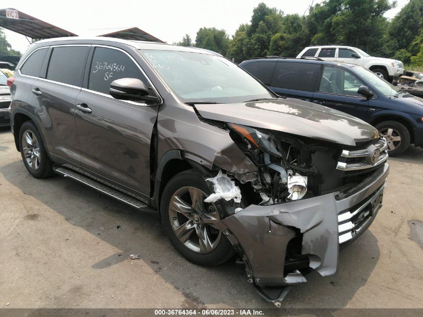 2019 TOYOTA HIGHLANDER LIMITED - 5TDDZRFH3KS988383