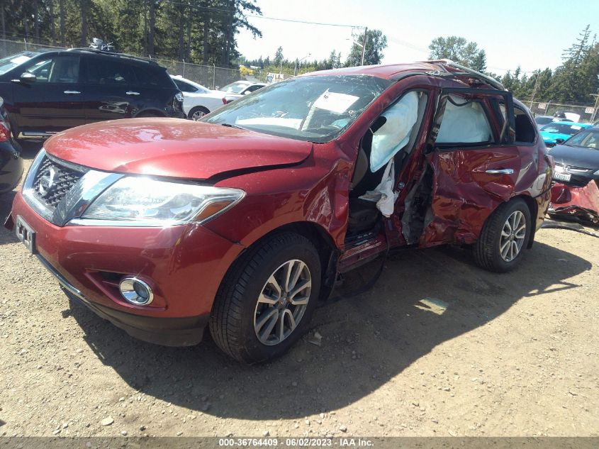 2016 NISSAN PATHFINDER SV - 5N1AR2MM0GC622489