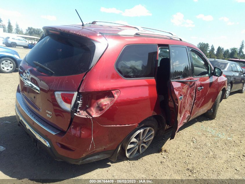 2016 NISSAN PATHFINDER SV - 5N1AR2MM0GC622489