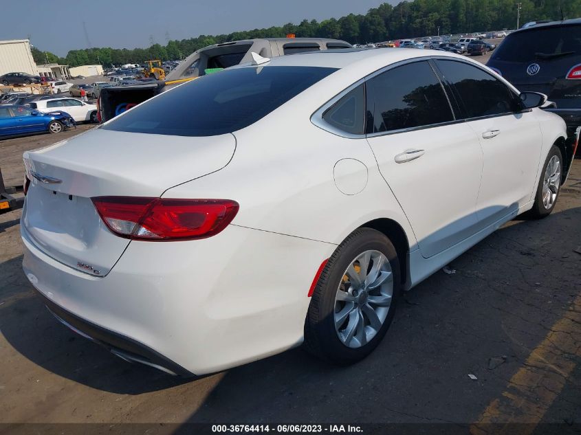 2015 CHRYSLER 200 C - 1C3CCCCG9FN633658