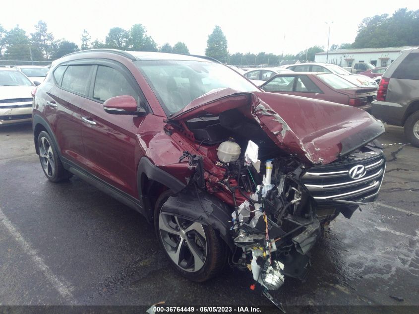 2016 HYUNDAI TUCSON LIMITED - KM8J33A27GU074026