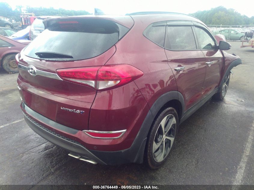 2016 HYUNDAI TUCSON LIMITED - KM8J33A27GU074026