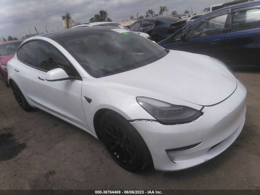 5YJ3E1EB9MF068156 Tesla Model 3 LONG RANGE