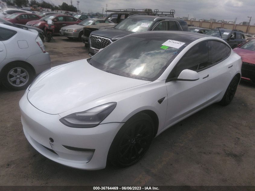 5YJ3E1EB9MF068156 Tesla Model 3 LONG RANGE 2