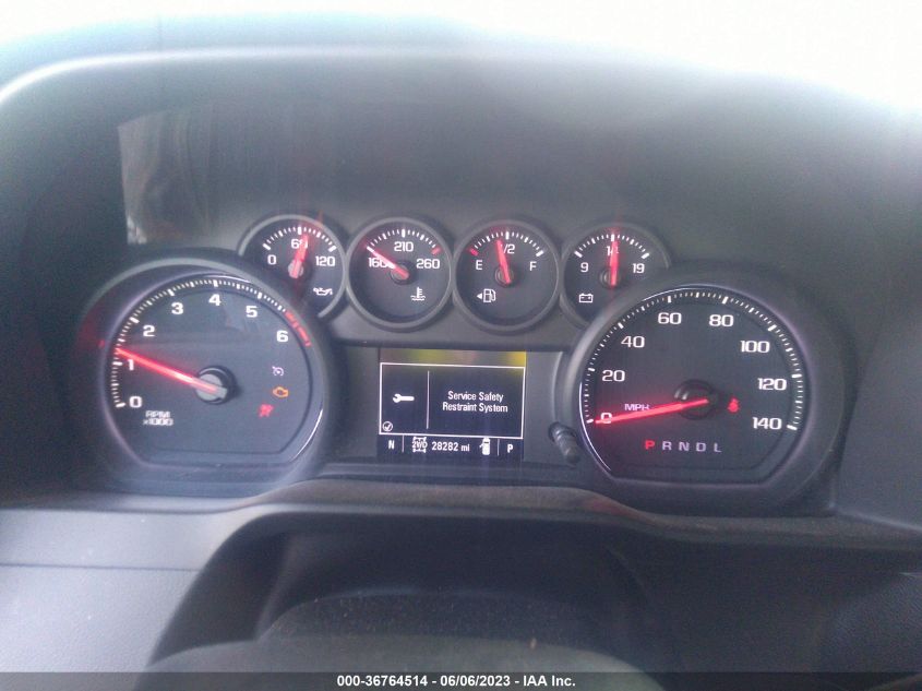 2019 CHEVROLET SILVERADO 1500 CUSTOM - 1GCPYBEH9KZ368497