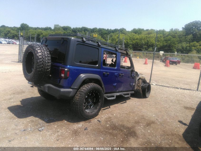 2019 JEEP WRANGLER UNLIMITED SPORT S - 1C4HJXDN4KW624494