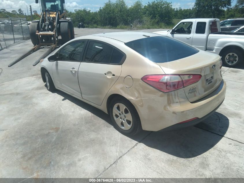 2015 KIA FORTE LX - KNAFK4A66F5379481