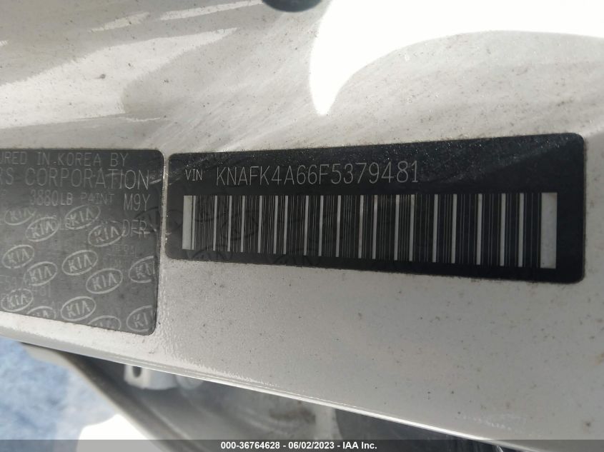 2015 KIA FORTE LX - KNAFK4A66F5379481