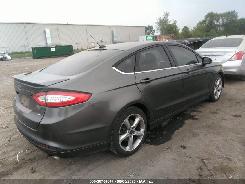 2016 FORD FUSION SE - 3FA6P0H77GR296433