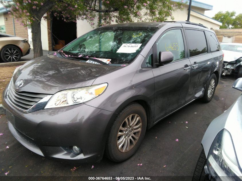 2014 TOYOTA SIENNA XLE/XLE AAS/LTD - 5TDYK3DC8ES469280