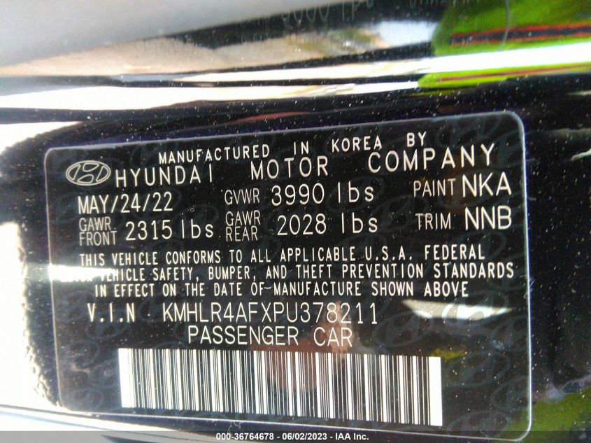 2023 HYUNDAI ELANTRA N LINE - KMHLR4AFXPU378211