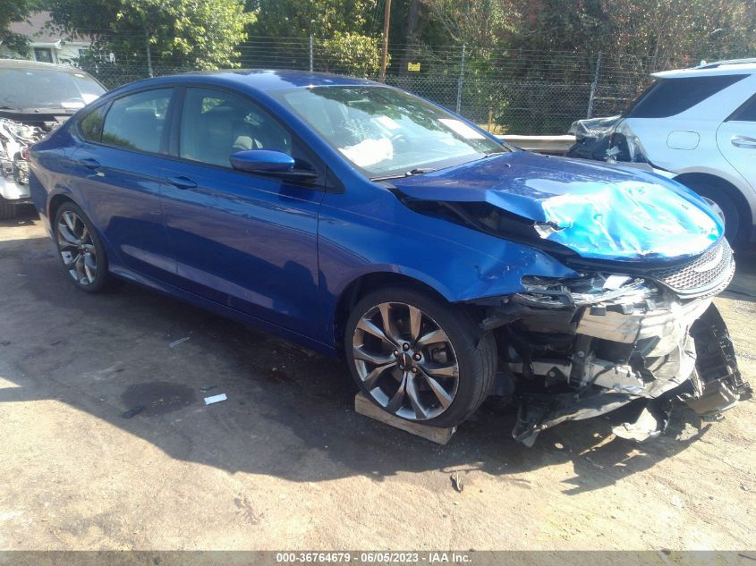 2015 CHRYSLER 200 S - 1C3CCCBG1FN678157