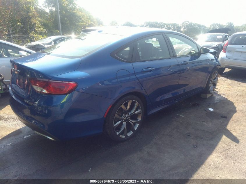 2015 CHRYSLER 200 S - 1C3CCCBG1FN678157