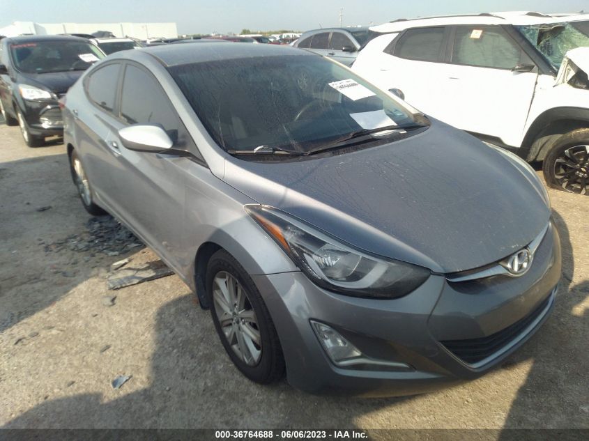 2015 HYUNDAI ELANTRA SE - KMHDH4AEXFU222294