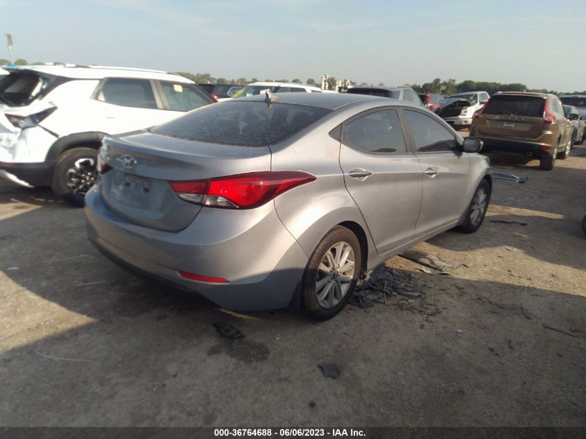 2015 HYUNDAI ELANTRA SE - KMHDH4AEXFU222294