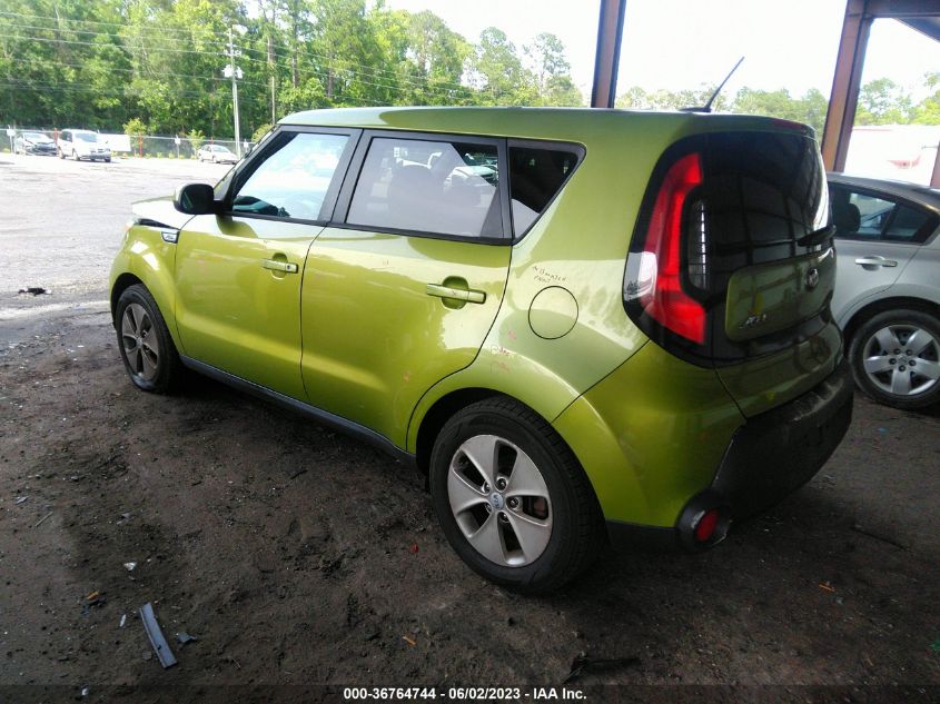 2016 KIA SOUL BASE - KNDJN2A26G7826516