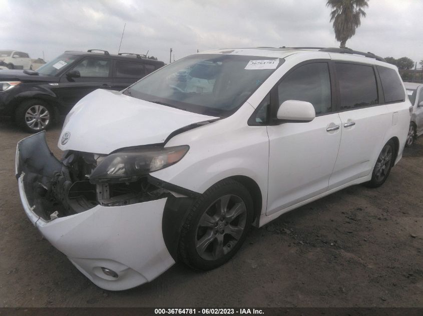 2013 TOYOTA SIENNA SE - 5TDXK3DC0DS382189