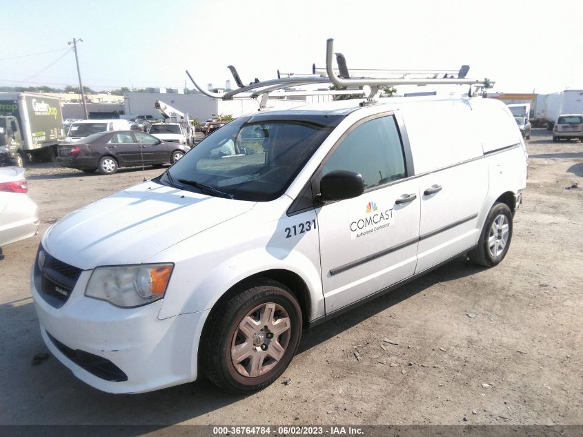 2013 RAM CARGO VAN TRADESMAN 2C4JRGAG2DR813009
