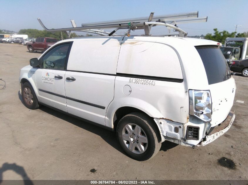 2013 RAM CARGO VAN TRADESMAN 2C4JRGAG2DR813009