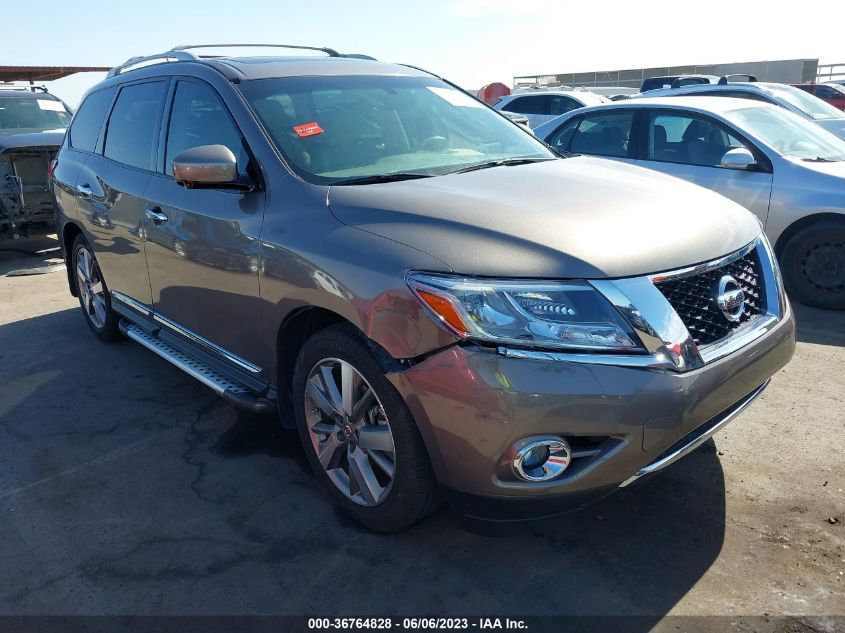 2014 NISSAN PATHFINDER PLATINUM - 5N1AR2MM5EC699291