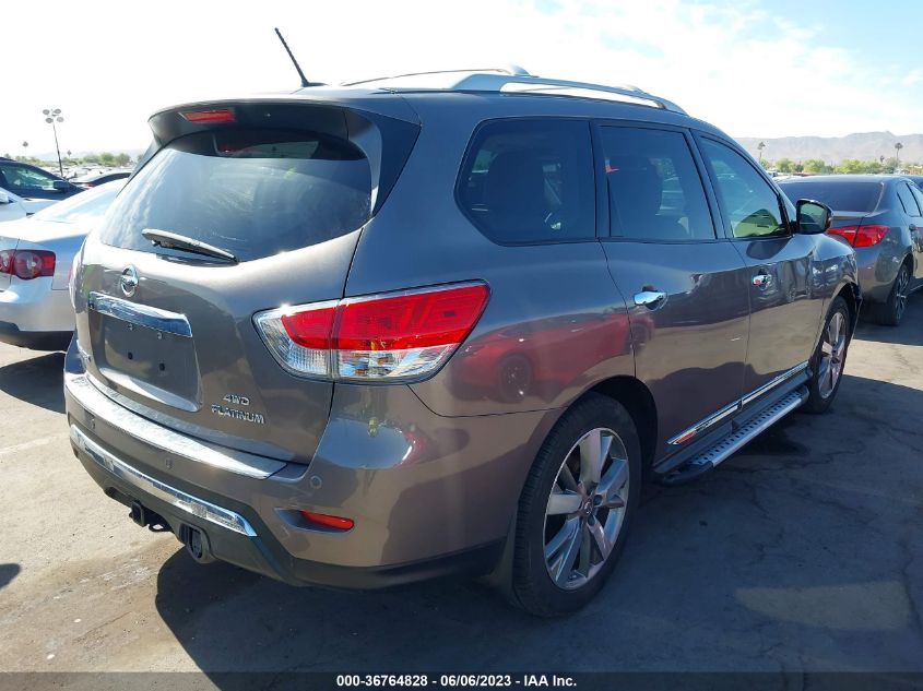 2014 NISSAN PATHFINDER PLATINUM - 5N1AR2MM5EC699291
