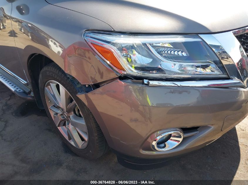 2014 NISSAN PATHFINDER PLATINUM - 5N1AR2MM5EC699291