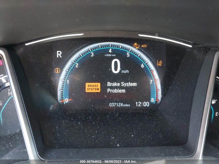 2019 HONDA CIVIC SEDAN EX-L - JHMFC1F78KX004351
