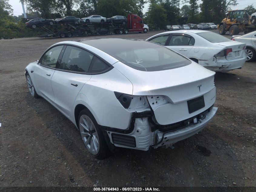 2022 TESLA MODEL 3 LONG RANGE - 5YJ3E1EB9NF291332