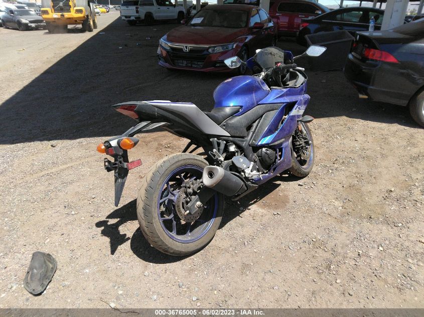 2021 YAMAHA YZFR3 A MH3RH18Y7MK006924