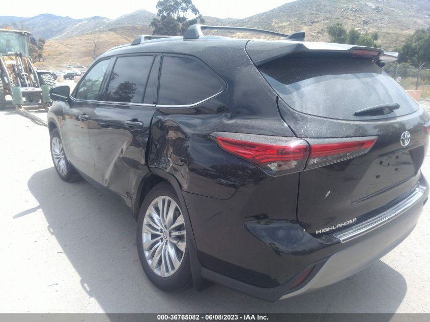2023 TOYOTA HIGHLANDER PLATINUM - 5TDKDRAH4PS032396