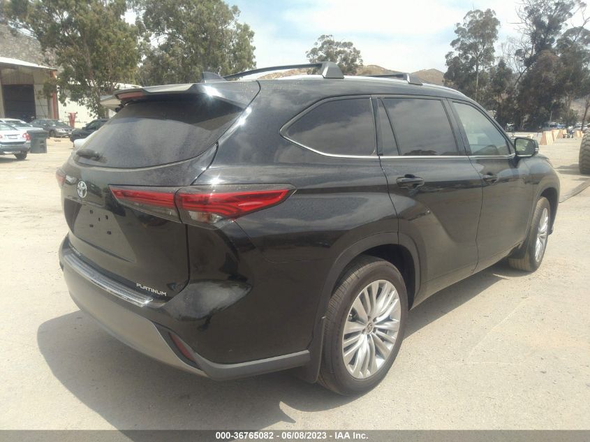 2023 TOYOTA HIGHLANDER PLATINUM - 5TDKDRAH4PS032396