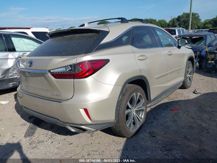 2016 LEXUS RX 350 - 2T2BZMCA1GC034728