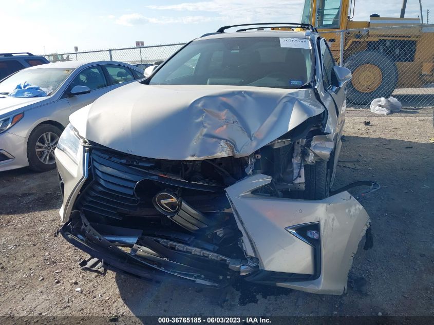2016 LEXUS RX 350 - 2T2BZMCA1GC034728