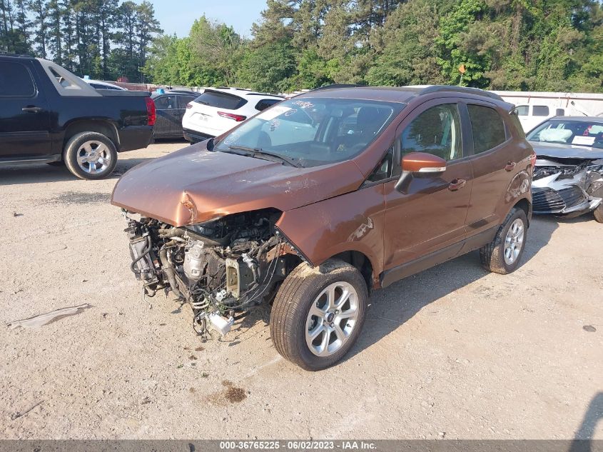 2019 FORD ECOSPORT SE MAJ3S2GE1KC280538