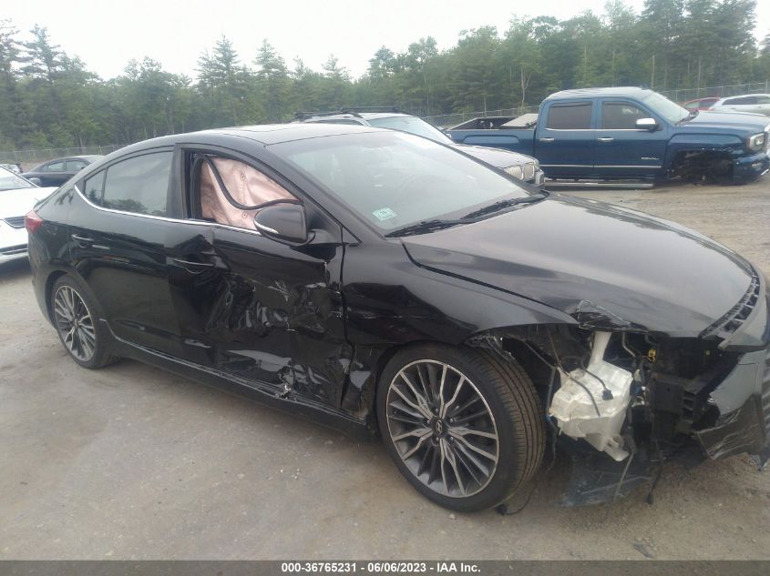 2018 HYUNDAI ELANTRA SPORT - KMHD04LB2JU538999
